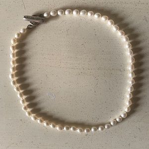 Slane & Slane Single Strand Pearls  w Toggle Clasp